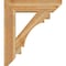 Ekena Millwork Merced Slat Rough Sawn Bracket w/ Offset Brace, Western Red Cedar, 8"W x 30"D x 34"H BKT0806X30X34MRC06RWR - alternate 3